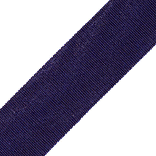 2" French Grosgrain Ribbon Trim by Samuel & Sons in Blueberry