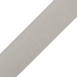 2" French Grosgrain Ribbon Trim by Samuel & Sons in Steel