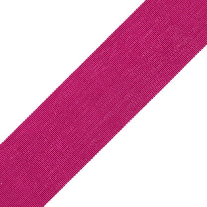 2" French Grosgrain Ribbon Trim by Samuel & Sons in Fuchsia