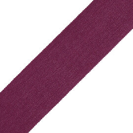 2" French Grosgrain Ribbon Trim by Samuel & Sons in Plum