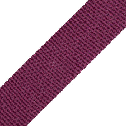 2" French Grosgrain Ribbon Trim by Samuel & Sons in Plum