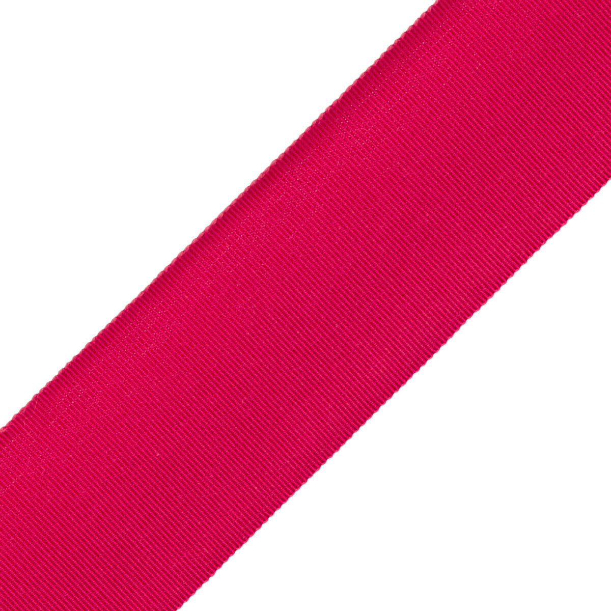 2" French Grosgrain Ribbon Trim by Samuel & Sons in Magenta