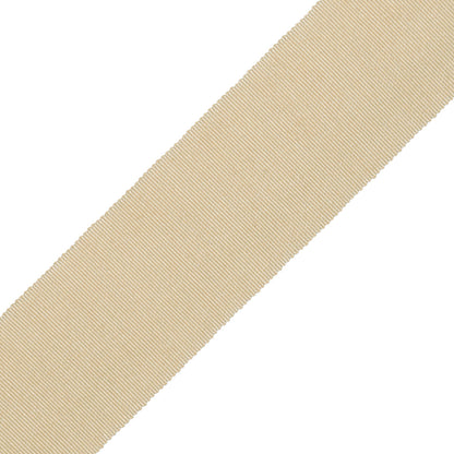 2" French Grosgrain Ribbon Trim by Samuel & Sons in Buff
