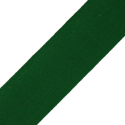 2" French Grosgrain Ribbon Trim by Samuel & Sons in Forest Green