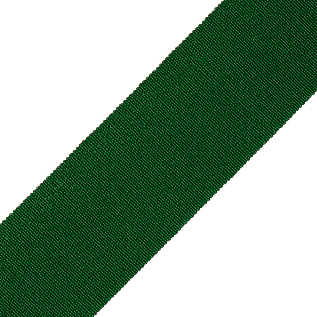 2" French Grosgrain Ribbon Trim by Samuel & Sons in Forest Green