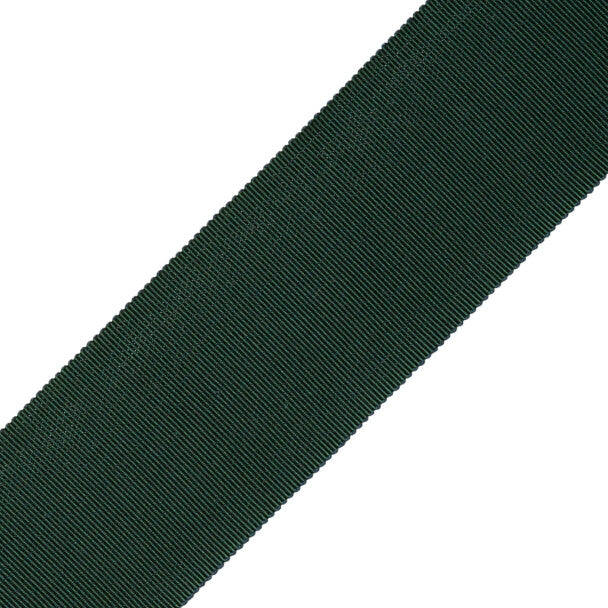 2" French Grosgrain Ribbon Trim by Samuel & Sons in Juniper