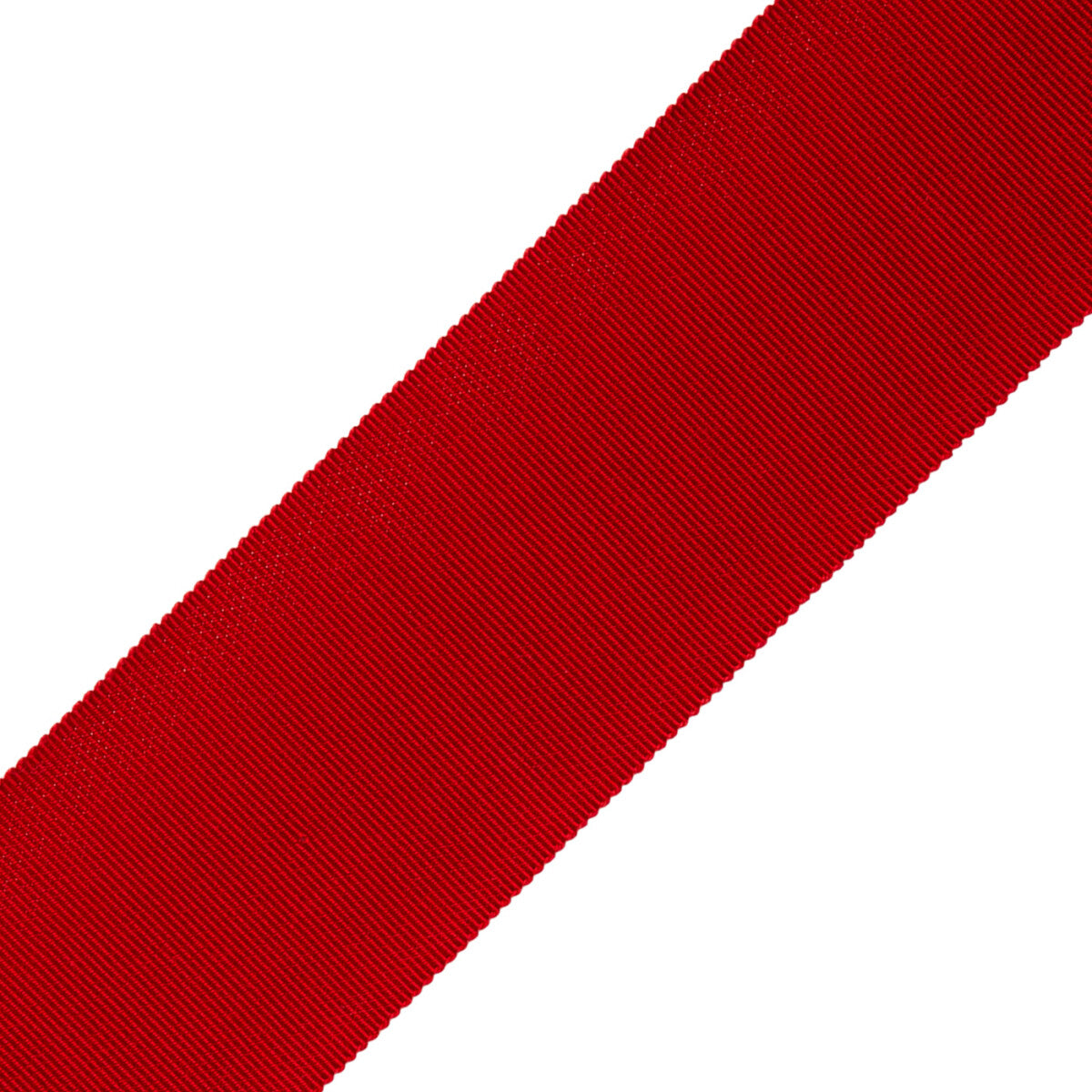 2" French Grosgrain Ribbon Trim by Samuel & Sons in Crimson