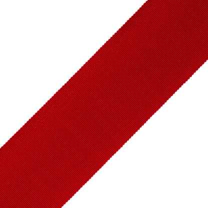 2" French Grosgrain Ribbon Trim by Samuel & Sons in Crimson