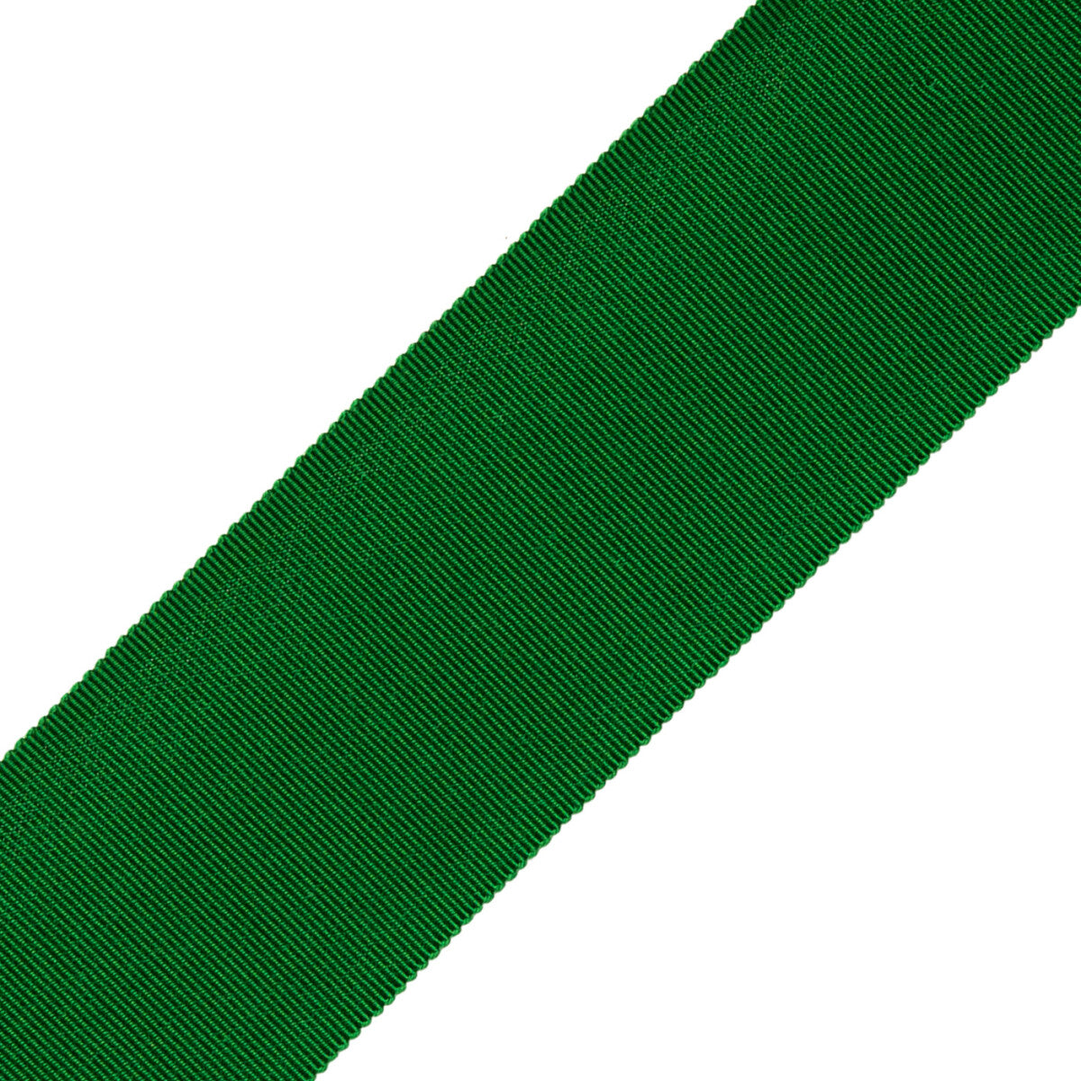 2" French Grosgrain Ribbon Trim by Samuel & Sons in Emerald