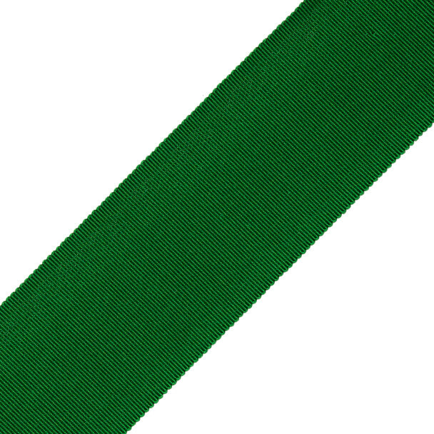 2" French Grosgrain Ribbon Trim by Samuel & Sons in Emerald