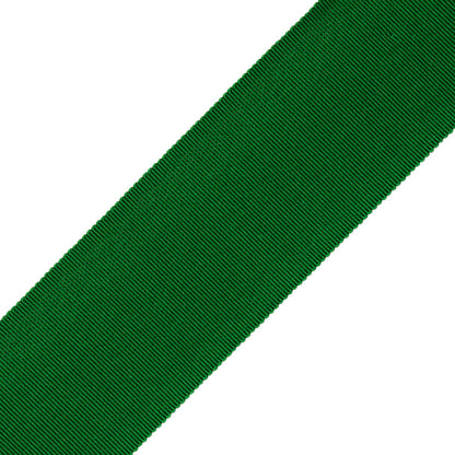 2" French Grosgrain Ribbon Trim by Samuel & Sons in Emerald