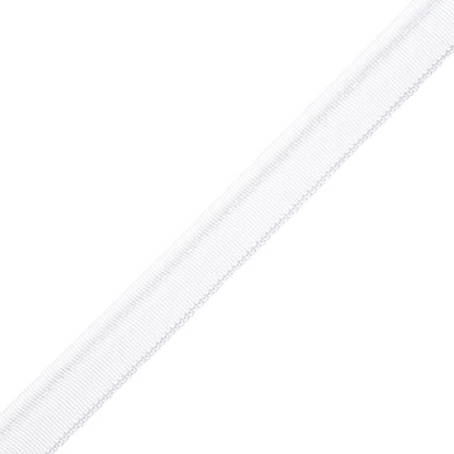 1/4" French Grosgrain Piping Trim by Samuel & Sons in White