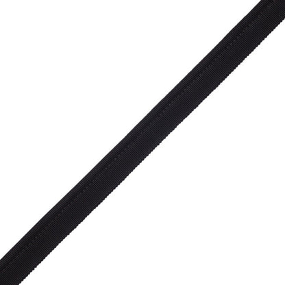 1/4" French Grosgrain Piping Trim by Samuel & Sons in Black