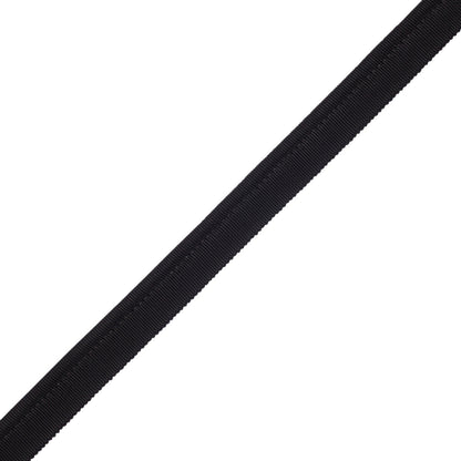 1/4" French Grosgrain Piping Trim by Samuel & Sons in Black