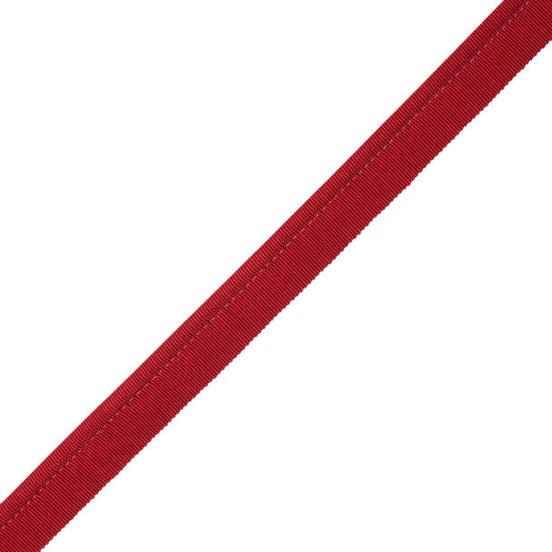 1/4" French Grosgrain Piping Trim by Samuel & Sons in Scarlet