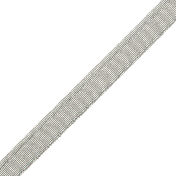 1/4" French Grosgrain Piping Trim by Samuel & Sons in Steel
