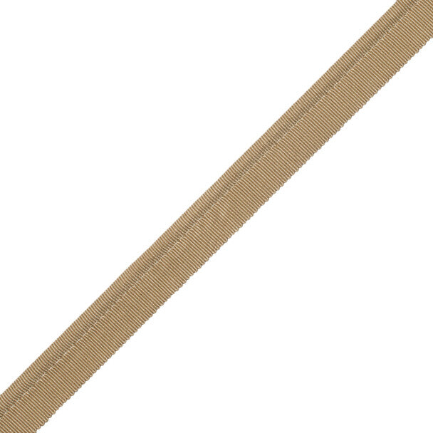1/4" French Grosgrain Piping Trim by Samuel & Sons in Khaki