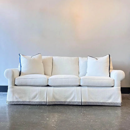 Navy Trim Sofa