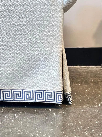 Navy Trim Sofa