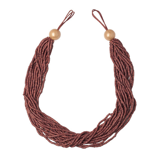 Martinique Round Beaded Holdback by Samuel & Sons in Petal