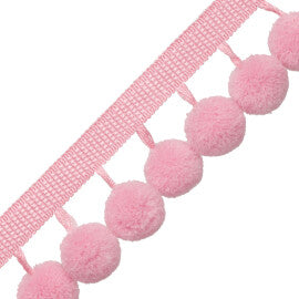 Dolce Pom Pom Fringe Trim by Samuel & Sons in Cotton Candy
