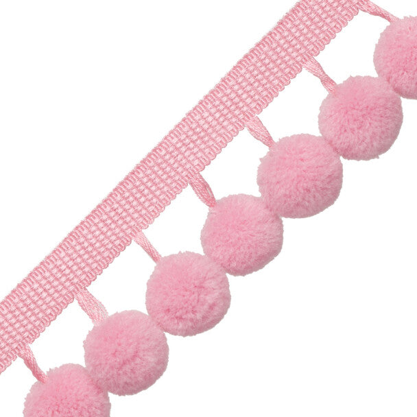 Dolce Pom Pom Fringe Trim by Samuel & Sons in Cotton Candy