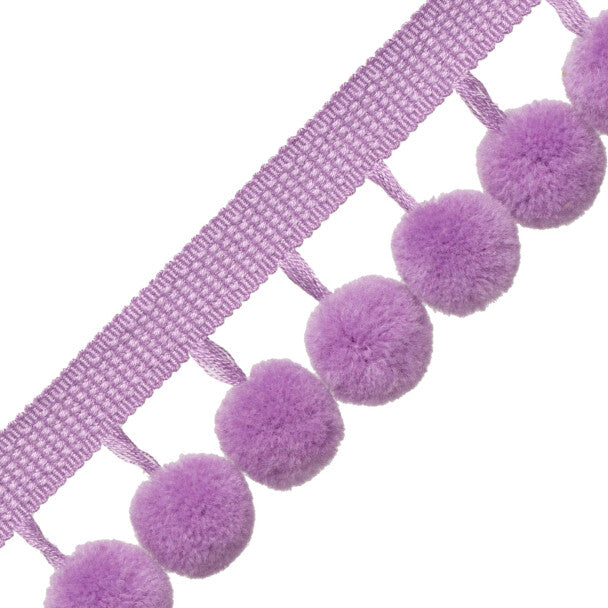 Dolce Pom Pom Fringe Trim by Samuel & Sons in Sugarplum
