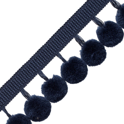Dolce Pom Pom Fringe Trim by Samuel & Sons in Blueberry Pie