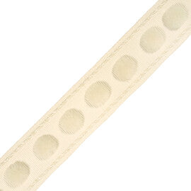 1.4" Dolce Pom Pom Border Trim by Samuel & Sons in Piña Colada