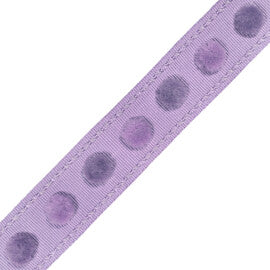 1.4" Dolce Pom Pom Border Trim by Samuel & Sons in Sugarplum