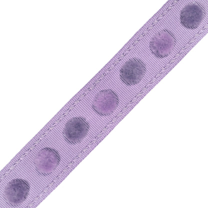 1.4" Dolce Pom Pom Border Trim by Samuel & Sons in Sugarplum
