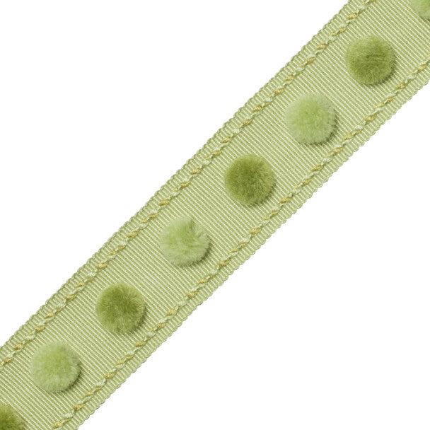 1.4" Dolce Pom Pom Border Trim by Samuel & Sons in Key Lime Pie