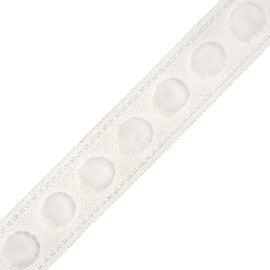 1.4" Dolce Pom Pom Border Trim by Samuel & Sons in Whipped Cream