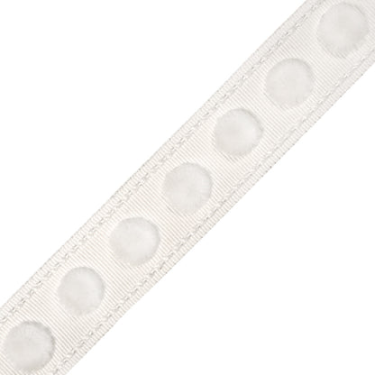 1.4" Dolce Pom Pom Border Trim by Samuel & Sons in Whipped Cream
