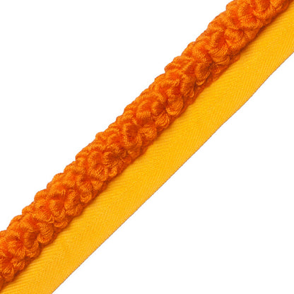 Dolce Marabout Trim by Samuel & Sons in Orange Float