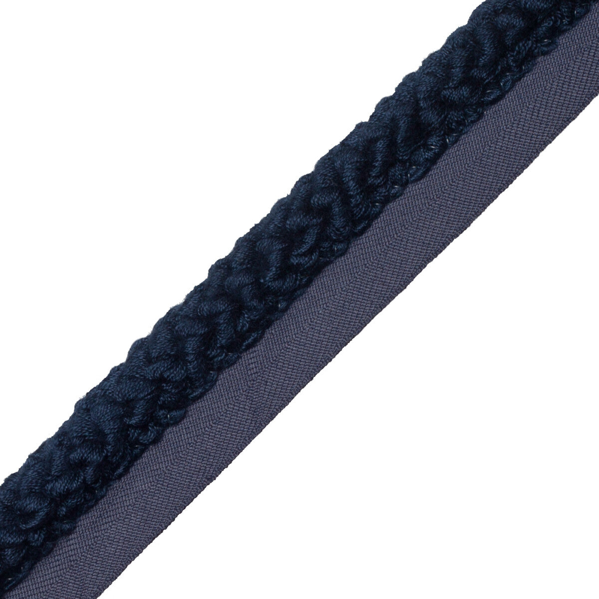 Dolce Marabout Trim by Samuel & Sons in Blueberry Pie
