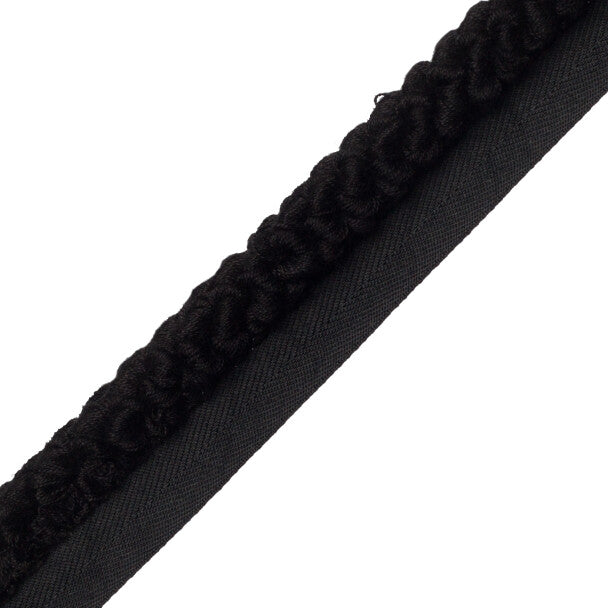 Dolce Marabout Trim by Samuel & Sons in Black Licorice