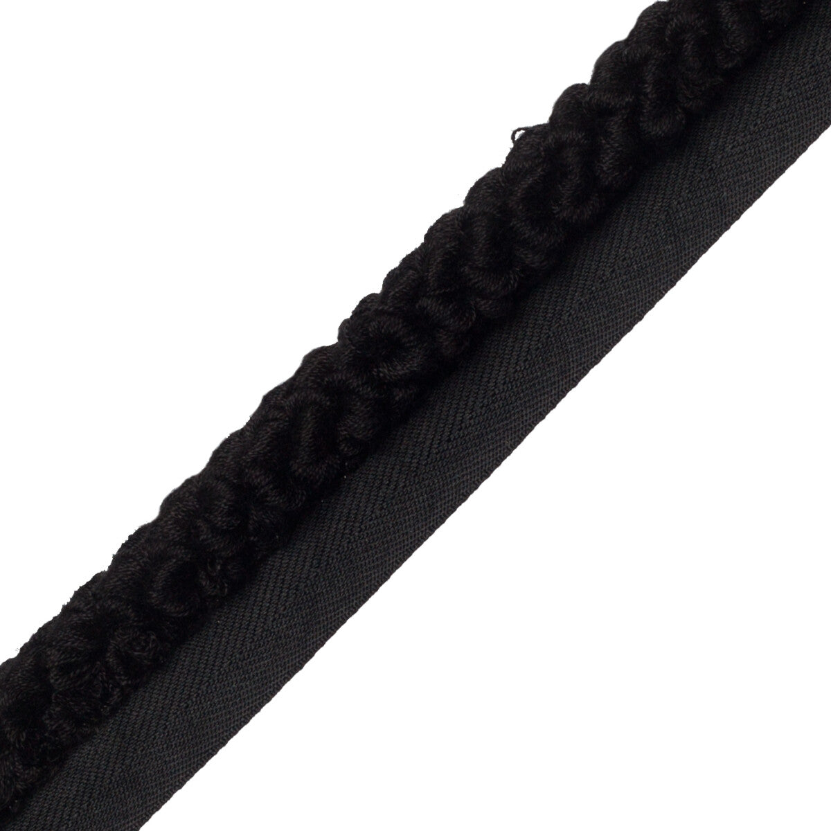 Dolce Marabout Trim by Samuel & Sons in Black Licorice