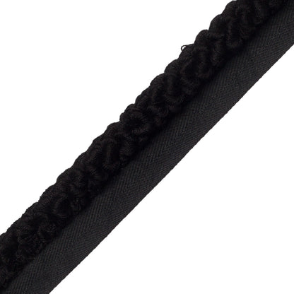 Dolce Marabout Trim by Samuel & Sons in Black Licorice