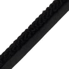 Dolce Marabout Trim by Samuel & Sons in Black Licorice
