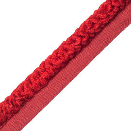 Dolce Marabout Trim by Samuel & Sons in Candy Apple
