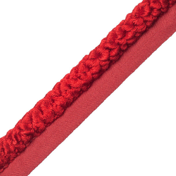 Dolce Marabout Trim by Samuel & Sons in Candy Apple