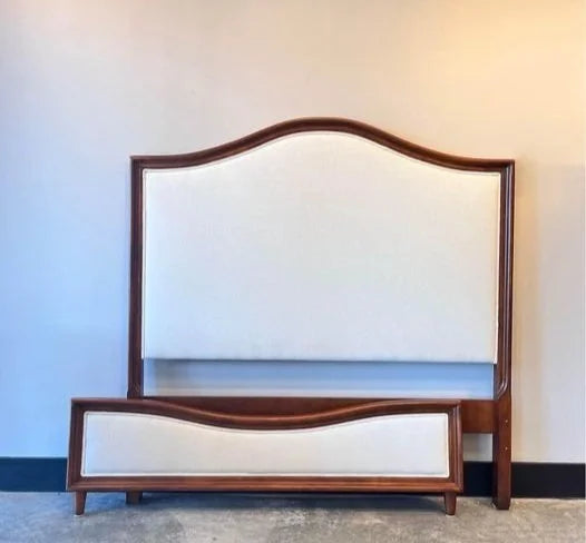Upholstered Cottage Queen Bed Frame