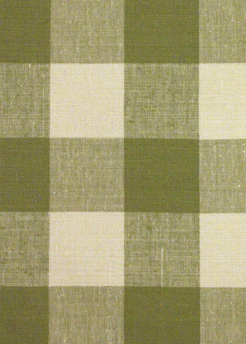 Ellington Check Fabric by Classic Cloth in Lime