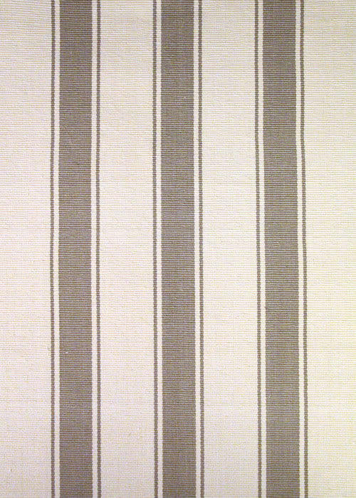 Pont Stripe Fabric by Classic Cloth in Taupe