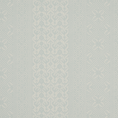 Ottoman Stripe Wallpaper by George Spencer Designs in Celeste