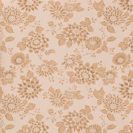 Japanese Stencil Wallpaper by Jasper in Brown