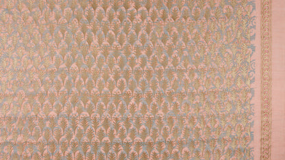 Piumette Pink, aquamarine & gold