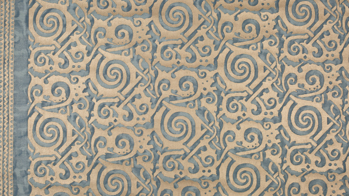 Maori Blue & silvery gold