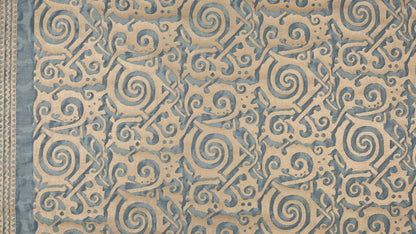 Maori Blue & silvery gold
